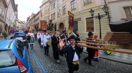Navalis. Celebrations in Prague in honor of the Czech Saint John of Nepomuk