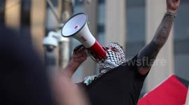 Thousands at pro-Palestine protest in Toronto, Canada, on Saturday