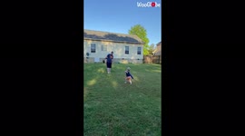 US parents films as their 2-year-old son nails impressive baseball shots