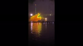 Dragons and Dancers, Oh My! Chinese 3-D Water Fountain Projections