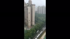 Cyclone Tauktae hits western coast of India, bringing rain and strong winds in Mumbai