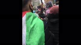 Londoners hold a Pro-Palestine Protest