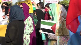 Pro-Palestine protest in Pakistan