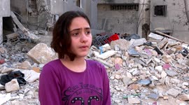 EXCLUSIVE: Viral 10-year-old Gaza girl describes life among rubble