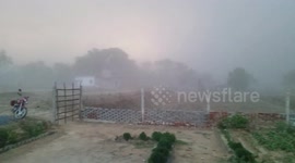HURRICANE STORM IN INDIA / HURRICANE STORM IN VILLAGE AREA  .