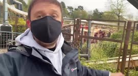 Vertigo sufferer breaks WORLD RECORD by riding roller coaster at UK theme park 64 times in six hours