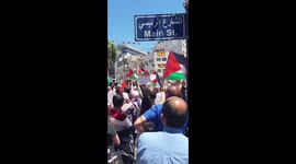 Palestine: Palestinians In West Bank Protest Israeli Attacks On Gaza