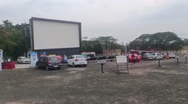 Drive-in cinema transformed into vaccination centre in central India