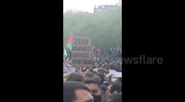 Pro-Palestine demonstration in Bristol, UK