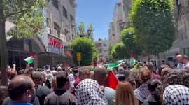 Palestine: Palestinians In West Bank Protest Israeli Attacks On Gaza 4