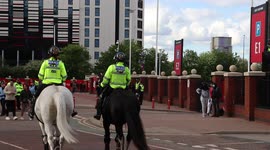 Police Outside Of Old Trafford After Rumours Of A Glazers Out Protest & 10,000 Fans Allowed Inside Old Trafford