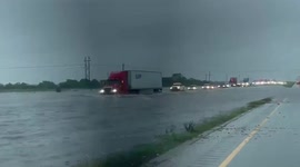 US: Torrential Rain Brings Flooding To The States Of Texas And Louisiana