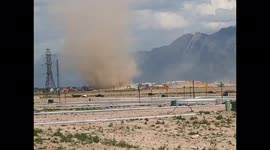 Massive dust devil swirls in Utah