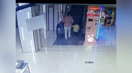 Chinese women run to rescue grandmother and grandson falling down on escalator