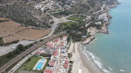 Cuestas del Garraf Bonitas vistas del comienzo de las cuestas del garraf, en sitges, barcelona
