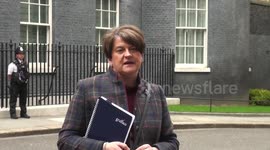 Arlene Foster pays final visit to Downing Street as First Minister of Northern Ireland