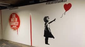 Huge collection of Banksy artworks opens in Covent Garden in London