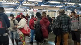 Metro employees strike in Sao Paulo during the pandemic