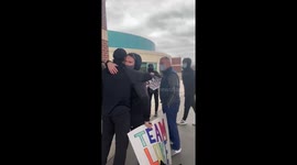 Whole hockey team surprise Luke after he was diagnosed with stage 3 Hodgkin’s Lymphoma on his 25th birthday