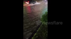 Japan's western region flooded by heavy rains