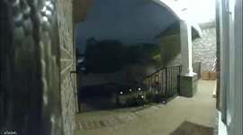 'Person detected': Doorbell camera alerts US homeowners to terrifyingly huge snake