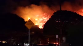 US: Brush Fire Erupts At TV Hill In Santa Barbara, CA 3