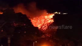 Brush fire at TV Hill in Santa Barbara, California, prompts evacuations