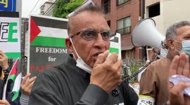 Free Palestine Rally in Tokyo, Japan, on Friday, May 21 2021