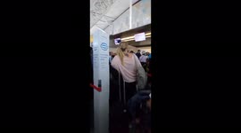 Passengers Wait In Line For Several Hours Following American Airlines, JetBlue Global System Outage 2