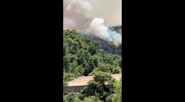 Greece: Schinos Wildfire Continues To Burn, Evacuations Order Issued