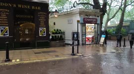 London, Soho quiet on the first Friday evening of lockdown easing