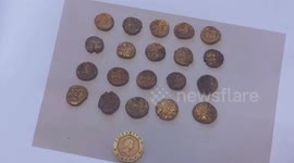 Treasure Trove: UK finder reveals for first time photos of his £500,000 gold coins hoard
