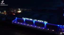 Clacton On Sea new bigwheel, new lights for the town adds a new look at night