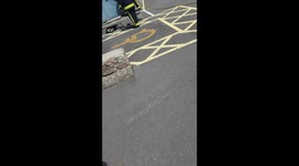 Boy trapped in toilet while fire man cut him out