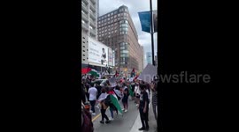 Canada: Protesters March In Toronto To Show Solidarity With Palestine