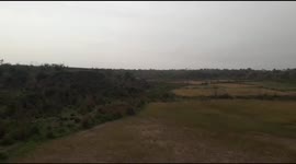 beautiful view of  filed and farms ,wheat, weather, rain, winds