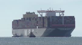 Another brand new Megaship arrives for her maiden call in the UK - MSC Apolline at Felixstowe, 23 May 2021