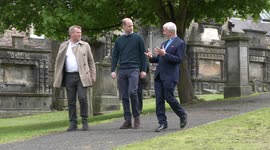 Prince William all smiles in Edinburgh, Scotland, as royal 'Panorama' row rumbles on