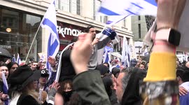 Solidarity with Israel protest ft. Tommy Robinson + Israeli Ambassador