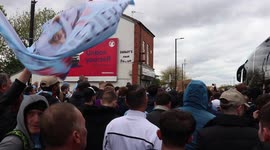 Man City fans sing 'Blue Moon' ahead of champions' final home game of the season