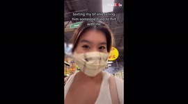 'Flirting Prank on Boyfriend at Grocery Store (Hilarious Reaction)'