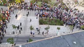 Spain: Hundreds Gather At Plaza De Africa To Protest Vox Leader Abascal Staying In Ceuta