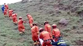 Firefighters rescue surviving cross-country marathon runners after extreme weather hits northern China