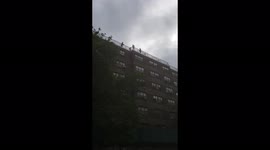 Suicidal man with knife stopped from jumping from NYC rooftop by friend