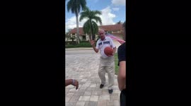Palm Beach grandpa pulls over to teach teens right way to play basketball