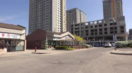 Beautiful weather but no customers as restaurant industry devastated by COVID 19 pandemic lockdown restrictions and outdoor patio closures in Ontario Canada