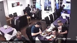 Watch: Moment UK curry house waiter saved the life of a customer who was CHOKING