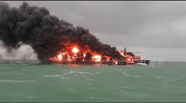 Crew evacuated as cargo ship off Sri Lanka continues to burn