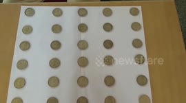 Youth unearths ancient coins during excavation in central India