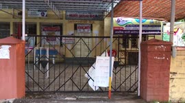 Empty Vaccination center in Maharashtra, India